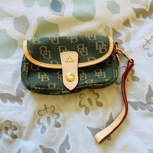 Dooney & Bourke Wristlet (Denim Monogram)